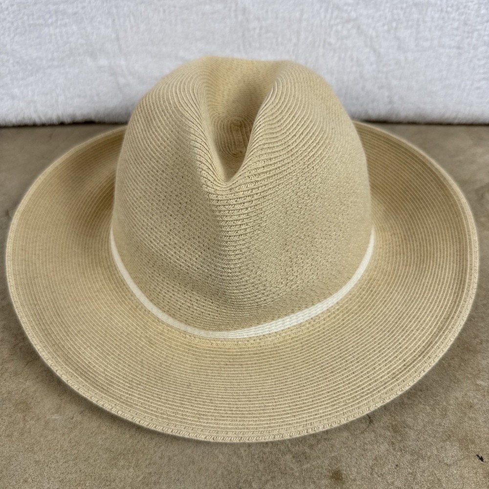 Hat Attack Classic Travel 100% Paper Straw Fedora Hat Womens One Size‎